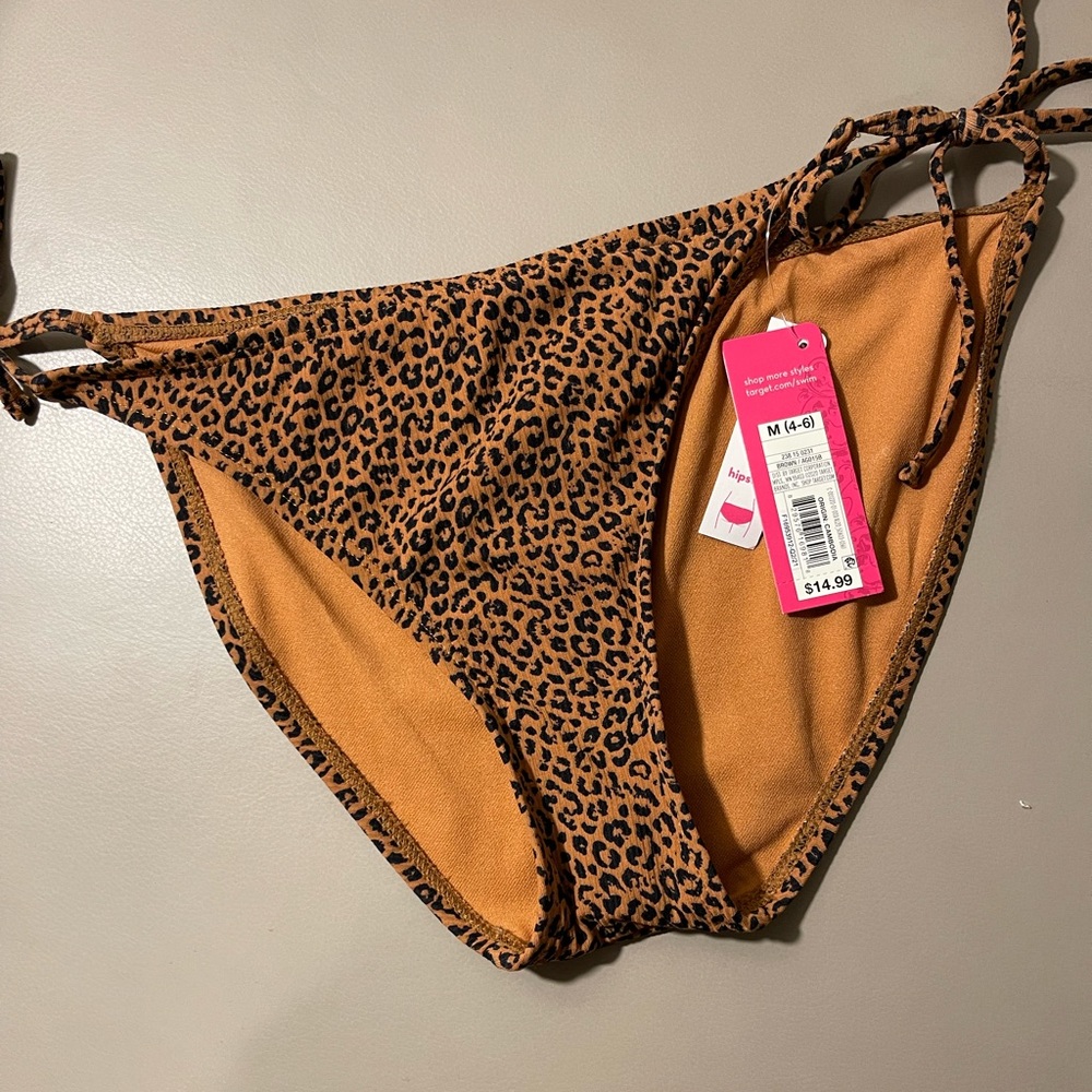 Animal print bikini bottom